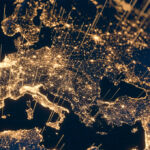 Europe satellite image