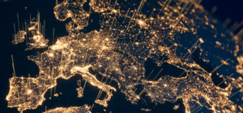 Europe satellite image